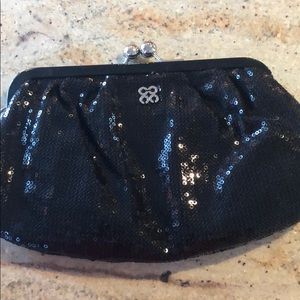 Shimmery Coach Wristlet